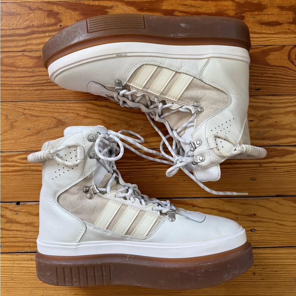 Adidas Ivy Park Super Sleek Boot Icy White Women’s Size 10.5 Beyoncé